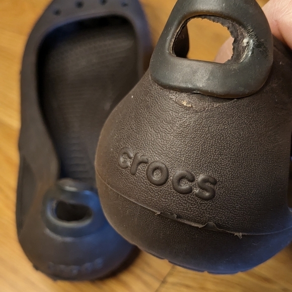 Crocs Women's Size 8 Brown Kadee Slingback Comfort Ballet Slippers - Picture 2 of 8